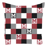 Morehouse ALO Checker Collection Throw Pillows