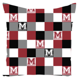 Morehouse ALO Checker Collection Throw Pillows