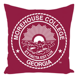 Morehouse ALO Insignia Throw Pillows - Maroon