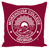 Morehouse ALO Insignia Throw Pillows - Maroon