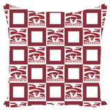 Morehouse ALO Tiger M Collection Throw Pillow Maroon