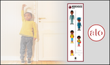 ALO Morehouse Growth Tracker Wall Cling