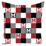 Morehouse ALO Checker Collection Throw Pillows